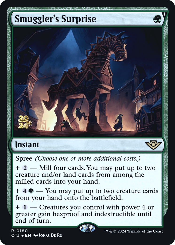 Smuggler's Surprise (PRE-180S) [Outlaws of Thunder Junction Promos] Foil
