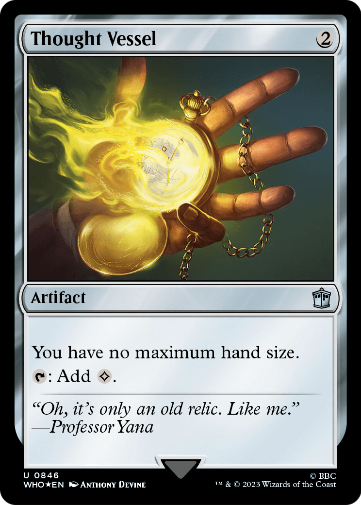 Thought Vessel (Surge Foil) (WHO-846) [Doctor Who] Foil