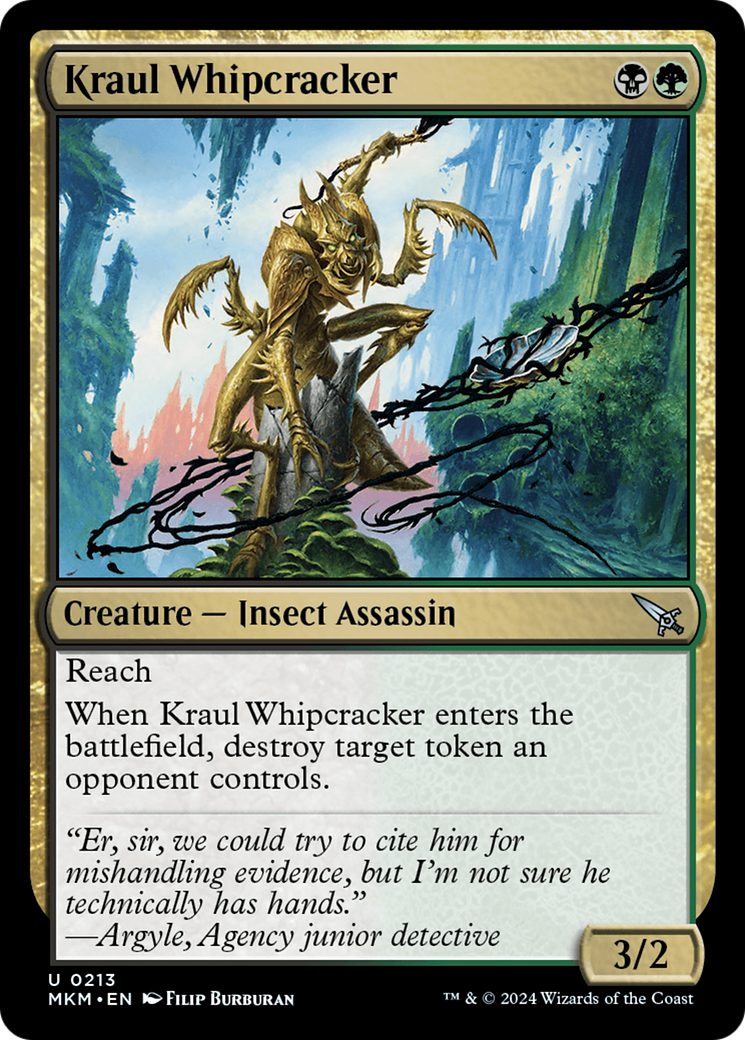 Kraul Whipcracker (MKM-213†) [Murders at Karlov Manor] Foil