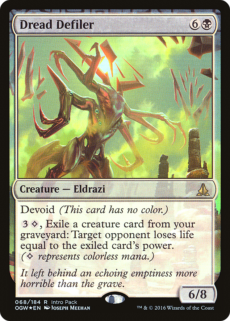 Dread Defiler (UMP-068) [Oath of the Gatewatch Promos] Foil