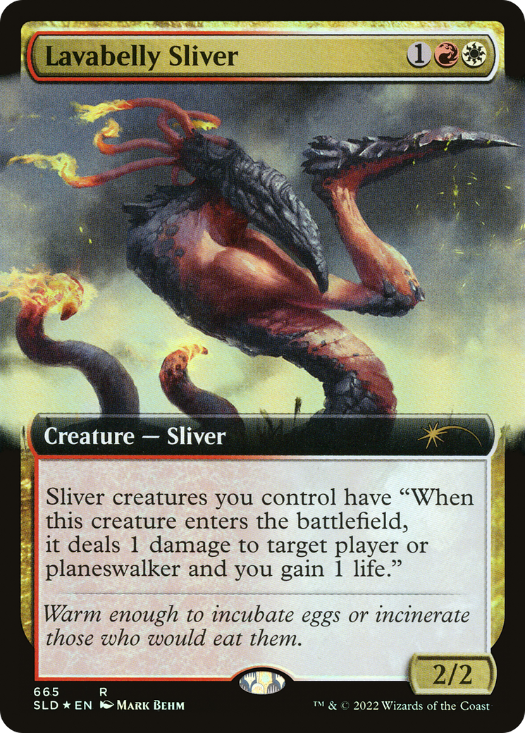 Lavabelly Sliver (Extended Art) (SLD-665) [Secret Lair Drop] Foil