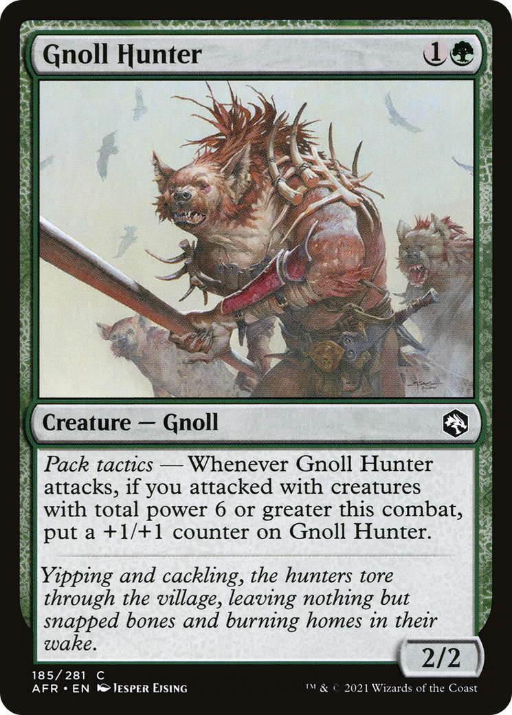 Gnoll Hunter (AFR-185) [Adventures in the Forgotten Realms] Foil