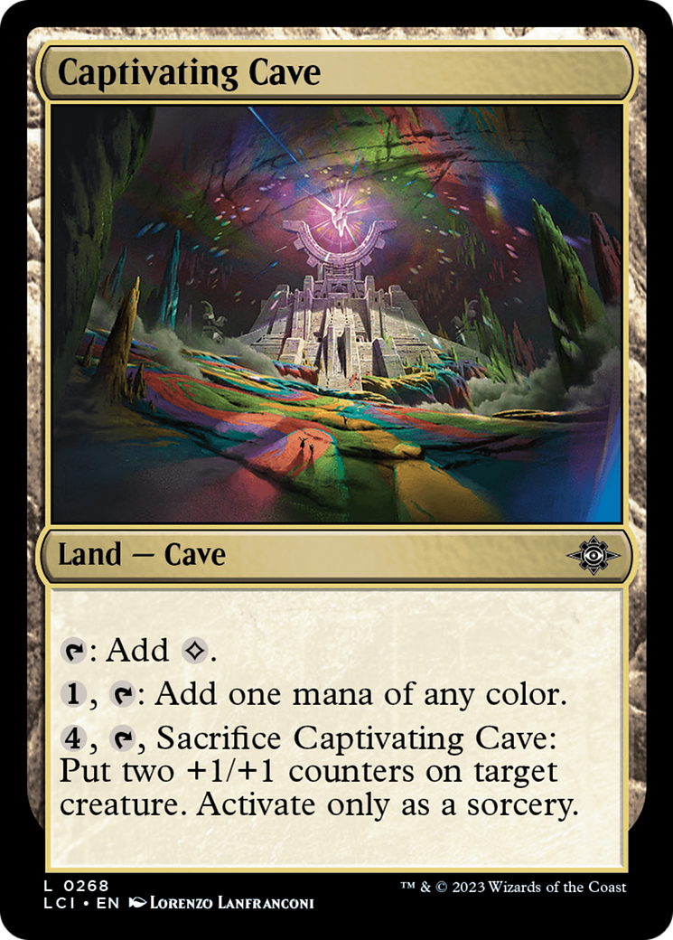 Captivating Cave (LCI-268) [The Lost Caverns of Ixalan] Foil