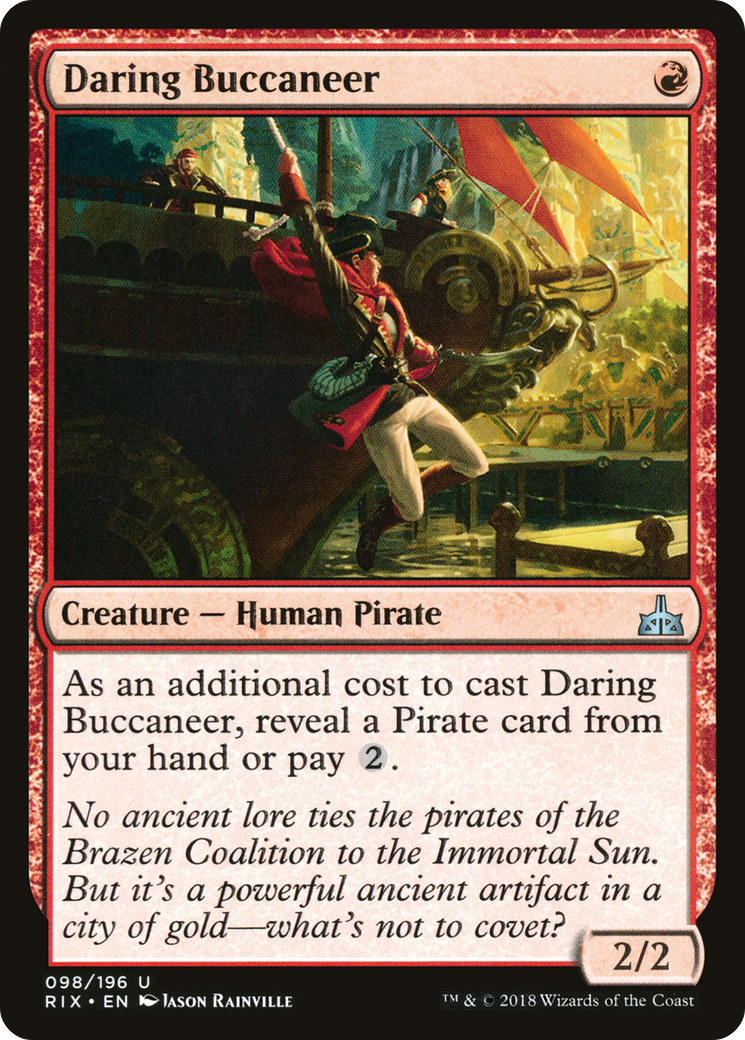 Daring Buccaneer (RIX-098) [Rivals of Ixalan]