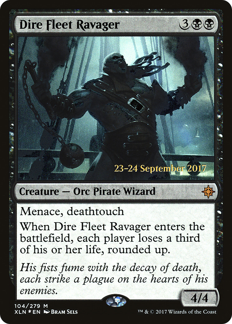 Dire Fleet Ravager (PRE-104S) [Ixalan Promos] Foil