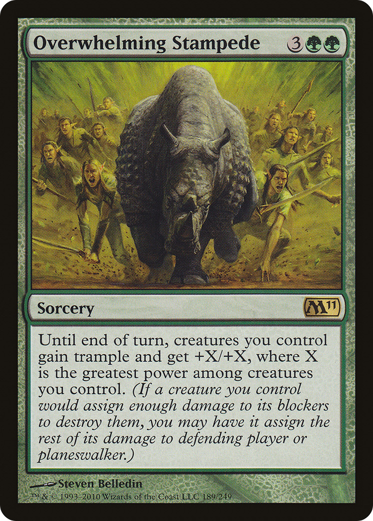 Overwhelming Stampede (M11-189) [Magic 2011]