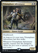 Triumphant Adventurer (PRE-237S) [Adventures in the Forgotten Realms Promos] Foil