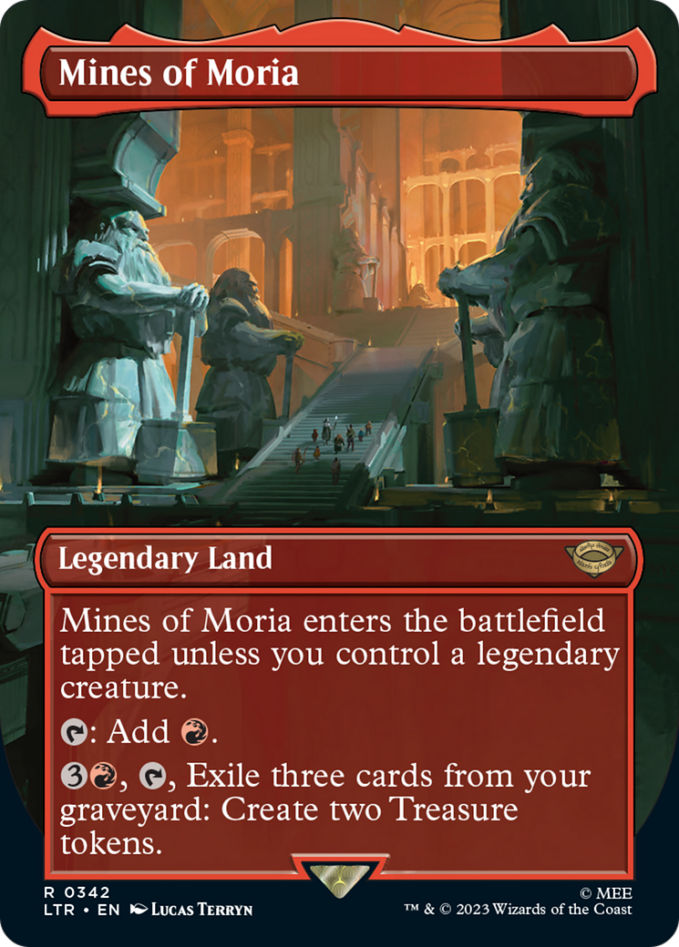 Mines of Moria (LTR-342) [The Lord of the Rings: Tales of Middle-earth] (Borderless)