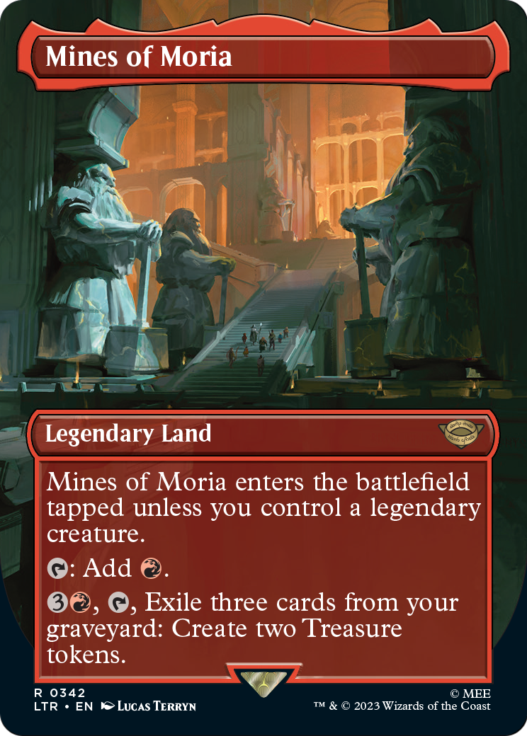 Mines of Moria (Borderless) (LTR-342) [The Lord of the Rings: Tales of Middle-earth]