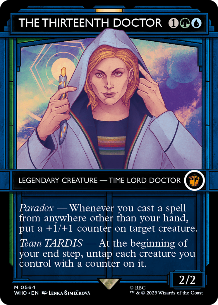 The Thirteenth Doctor (WHO-564) [Doctor Who]: (Showcase) (Borderless) Foil