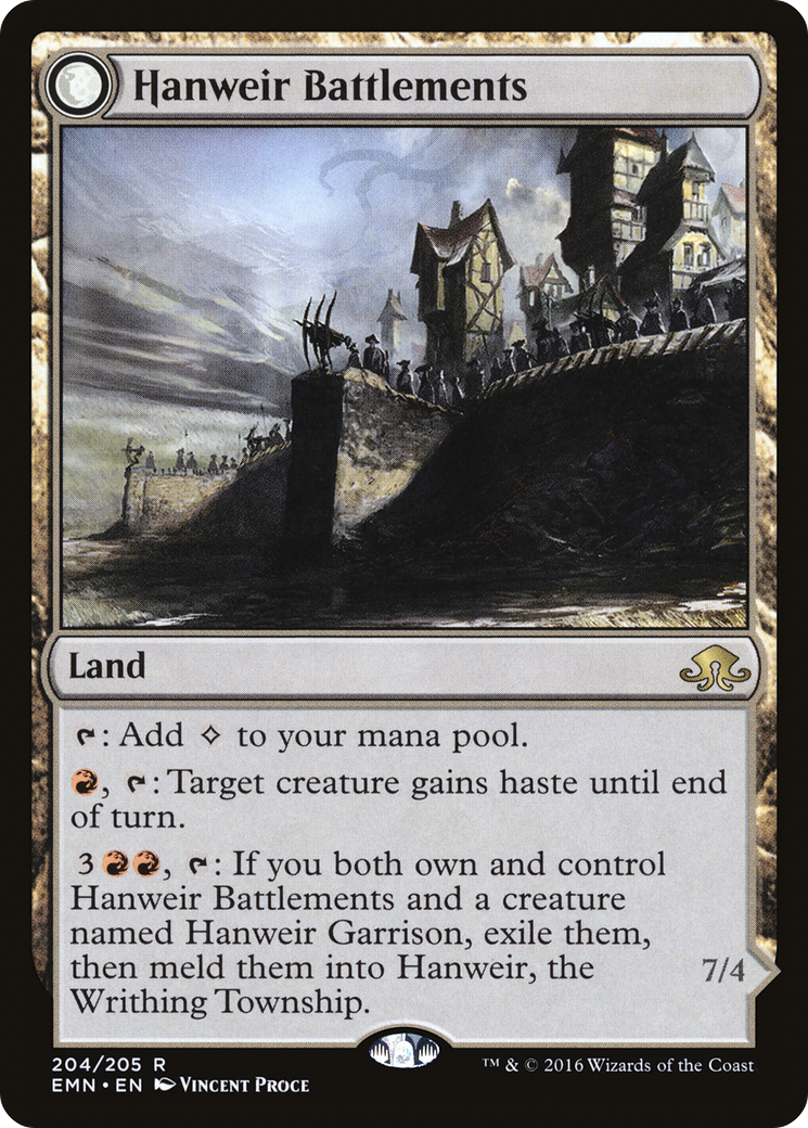 Hanweir Battlements (EMN-204) [Eldritch Moon] Foil
