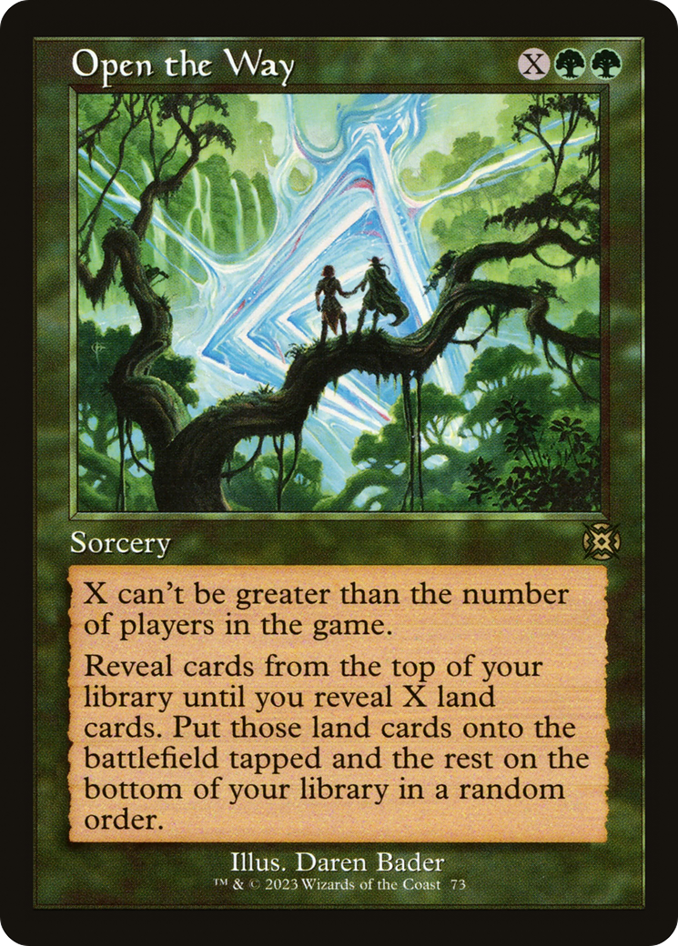 Open the Way (MAT-073) [March of the Machine: The Aftermath]: (Showcase) Foil