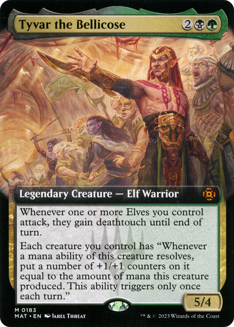 Tyvar the Bellicose (MAT-183) [March of the Machine: The Aftermath]: (Extended Art)
