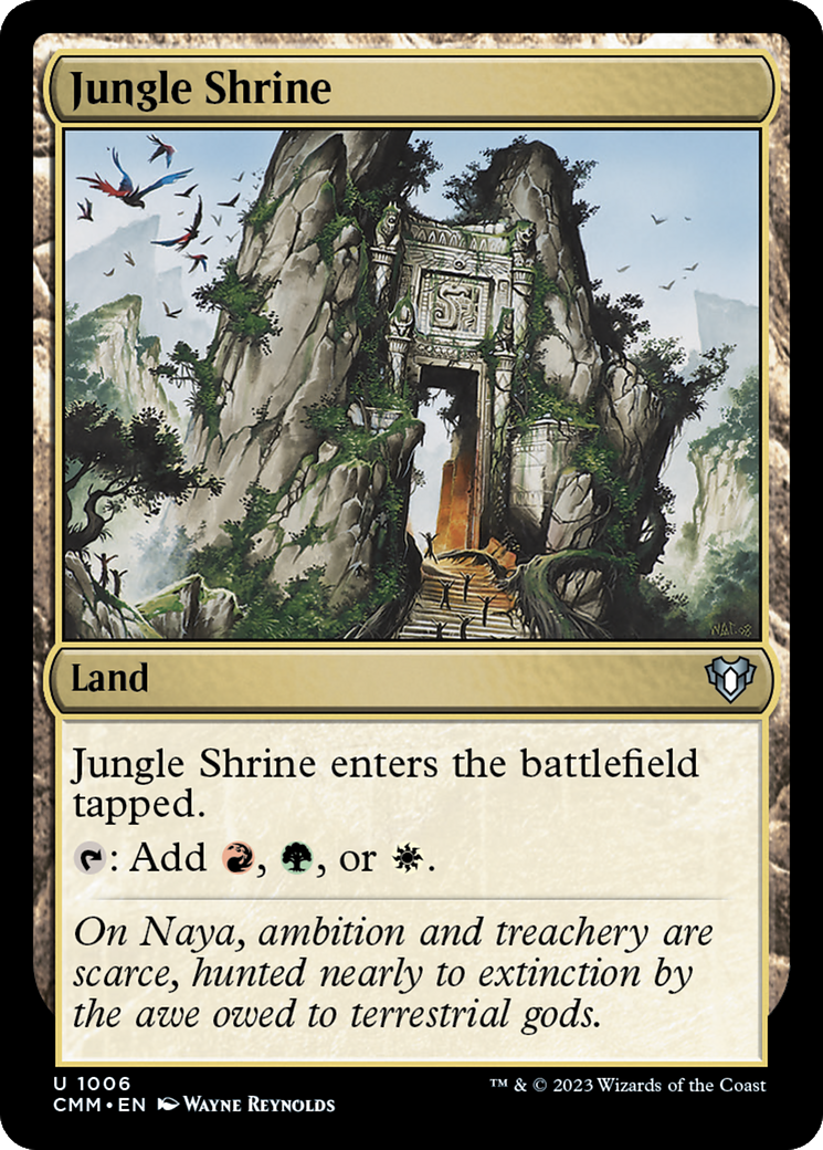 Jungle Shrine (CMM-1006) [Commander Masters]
