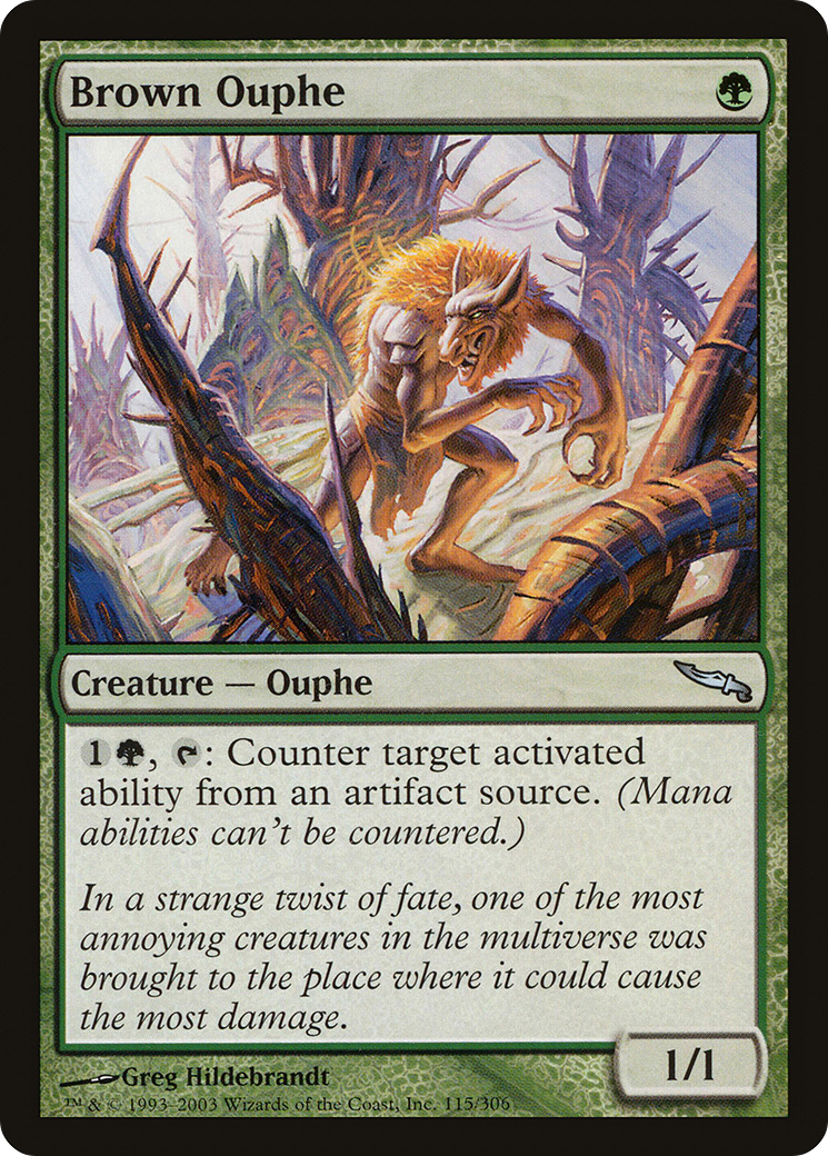 Brown Ouphe (MRD-115) [Mirrodin]