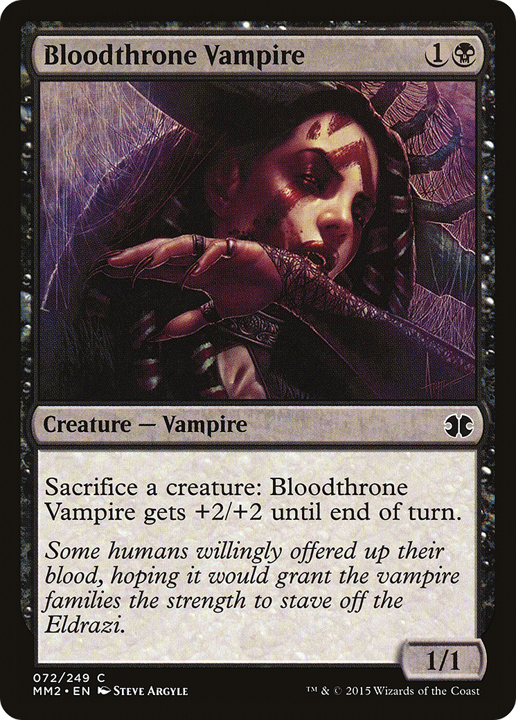 Bloodthrone Vampire (MM2-072) [Modern Masters 2015]