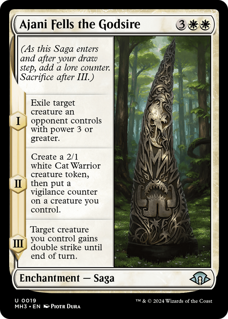 Ajani Fells the Godsire (MH3-019) [Modern Horizons 3]