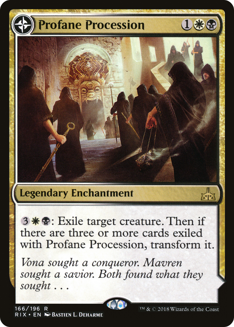 Profane Procession (RIX-166) [Rivals of Ixalan]