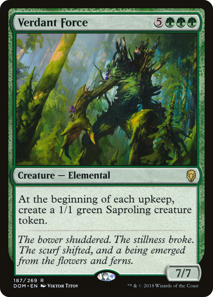 Verdant Force (DOM-187) [Dominaria]