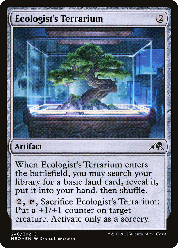 Ecologist's Terrarium (NEO-246) [Kamigawa: Neon Dynasty] Foil