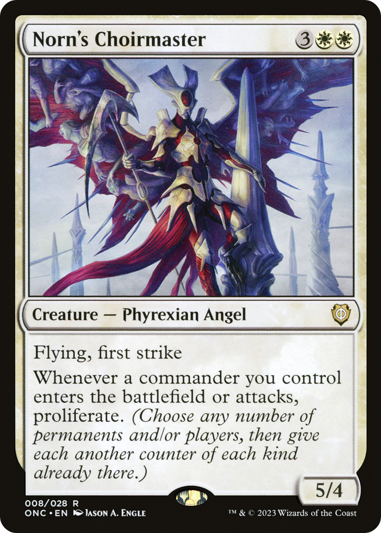 Norn's Choirmaster (ONC-008) [Phyrexia: All Will Be One Commander]