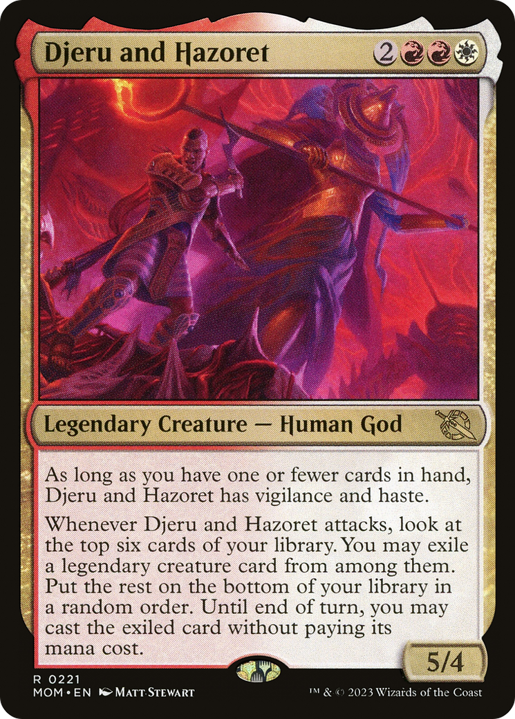Djeru and Hazoret (MOM-221) [March of the Machine]
