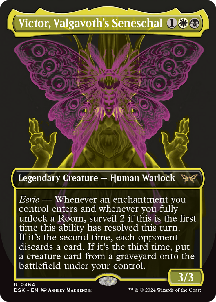 Victor, Valgavoth's Seneschal (DSK-364) [Duskmourn: House of Horror] (Borderless)