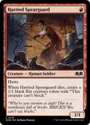 Harried Spearguard (WOE-135) [Wilds of Eldraine] Foil