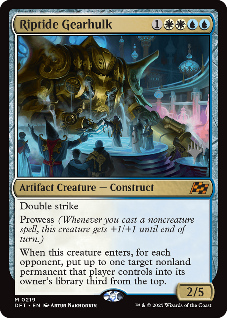 Riptide Gearhulk (PPDFT-219) [Promo Pack: Aetherdrift] Foil