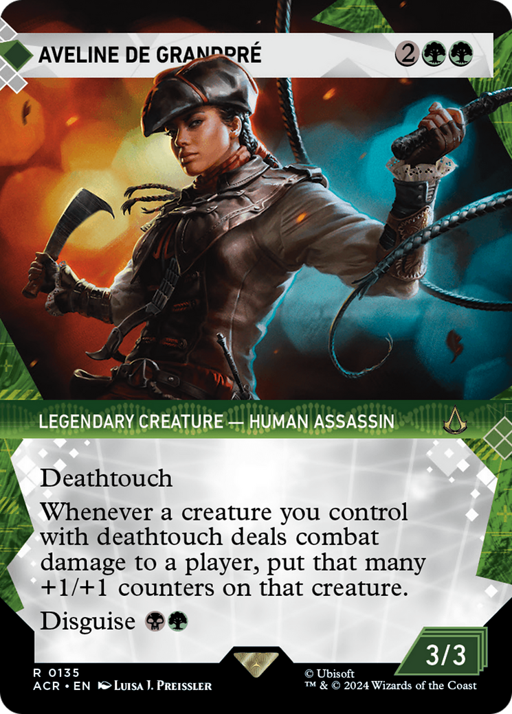 Aveline de Grandpré (ACR-135) [Assassin's Creed]: (Showcase) (Borderless) Foil