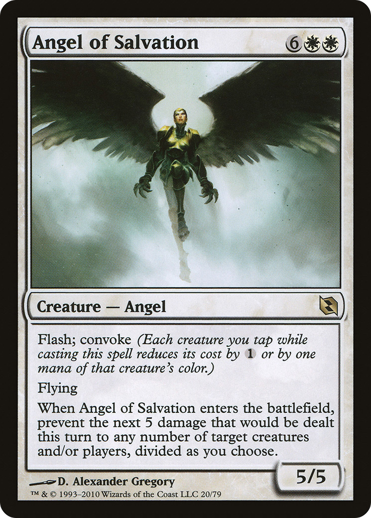 Angel of Salvation (DDF-020) [Duel Decks: Elspeth vs. Tezzeret]