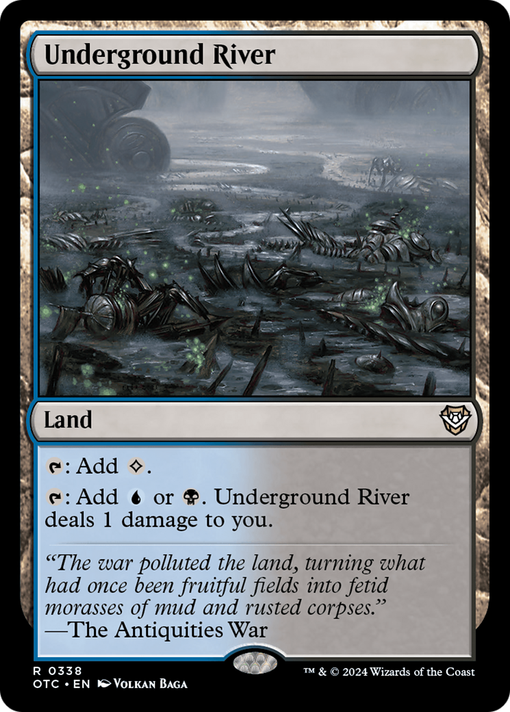Underground River (OTC-338) [Outlaws of Thunder Junction Commander]