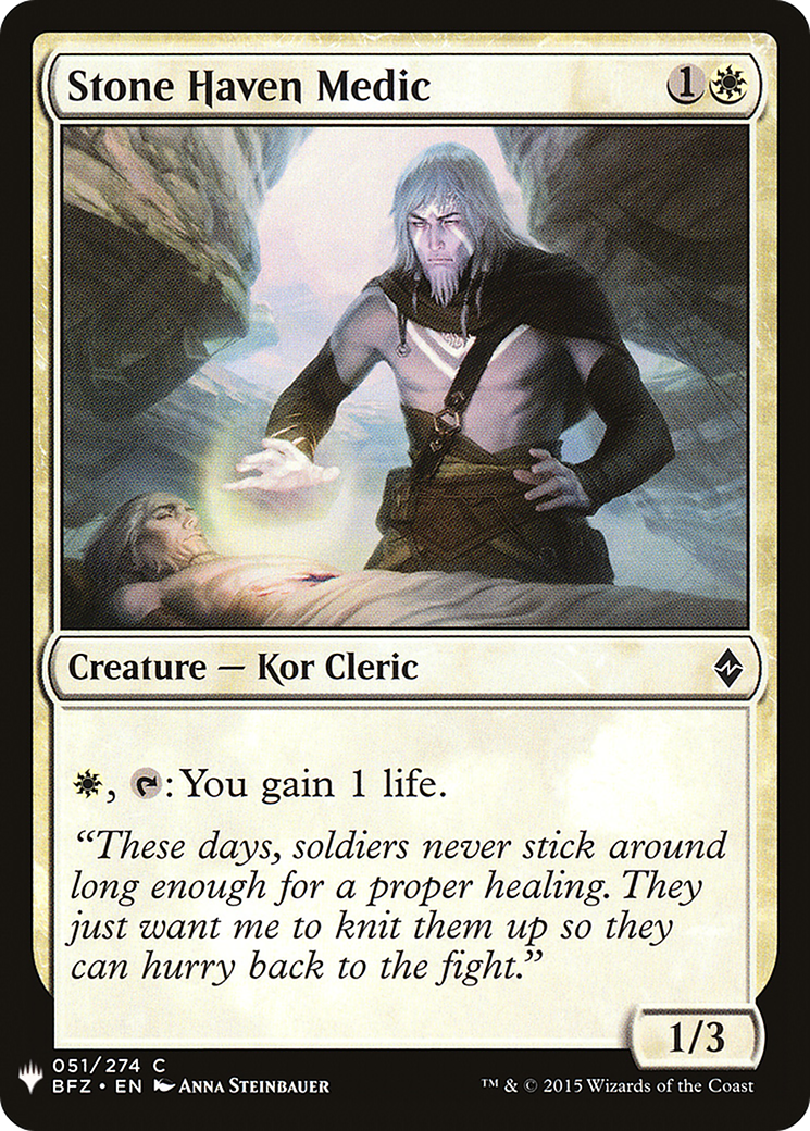 Stone Haven Medic (LIST-BFZ-51) [The List]