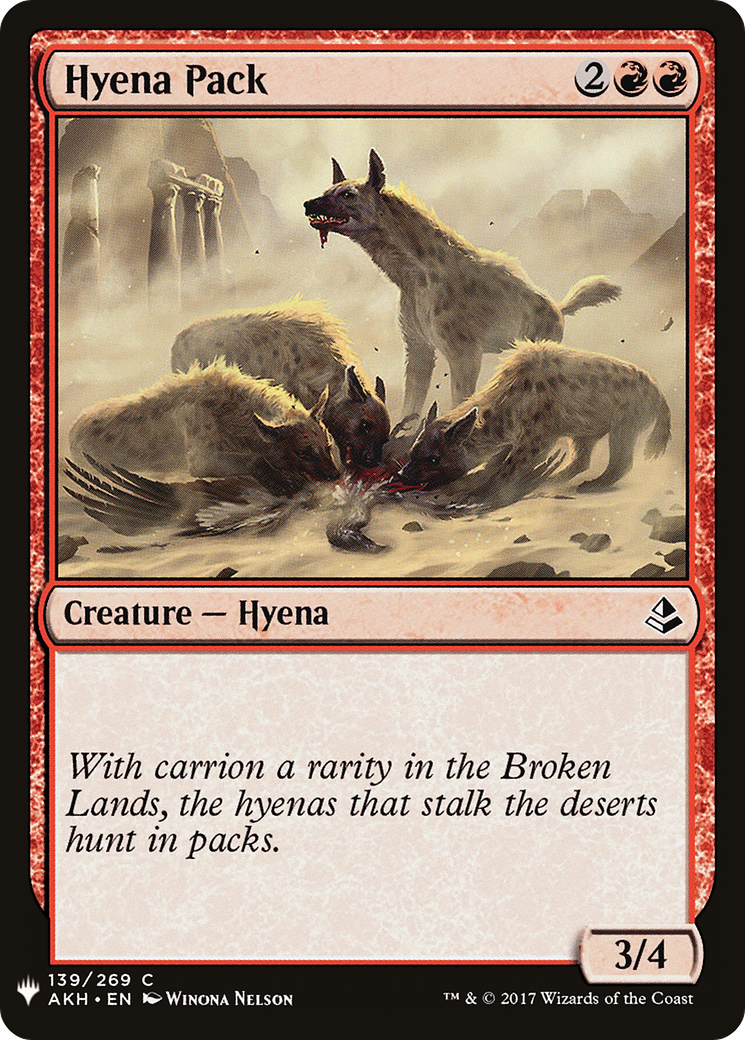 Hyena Pack (LIST-AKH-139) [The List]