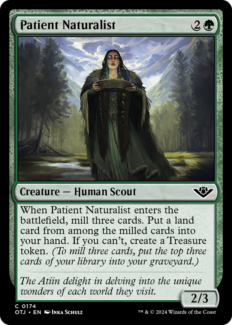 Patient Naturalist (OTJ-174) [Outlaws of Thunder Junction]
