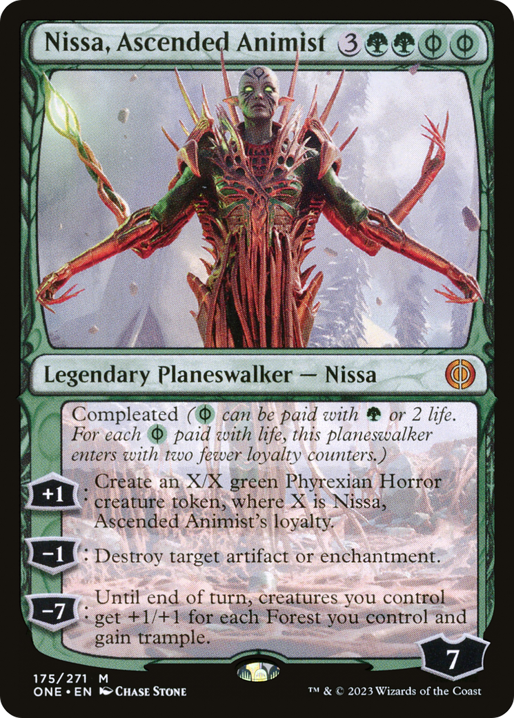 Nissa, Ascended Animist (ONE-175) [Phyrexia: All Will Be One]