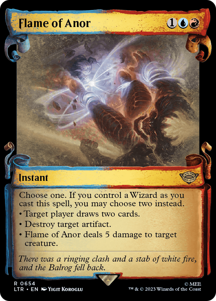 Flame of Anor (Showcase Scrolls) (LTR-654) [The Lord of the Rings: Tales of Middle-earth]