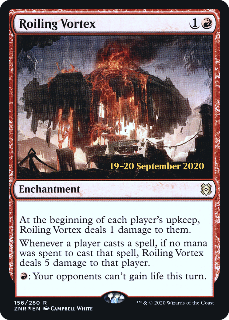 Roiling Vortex (PRE-156S) [Zendikar Rising Promos] Foil