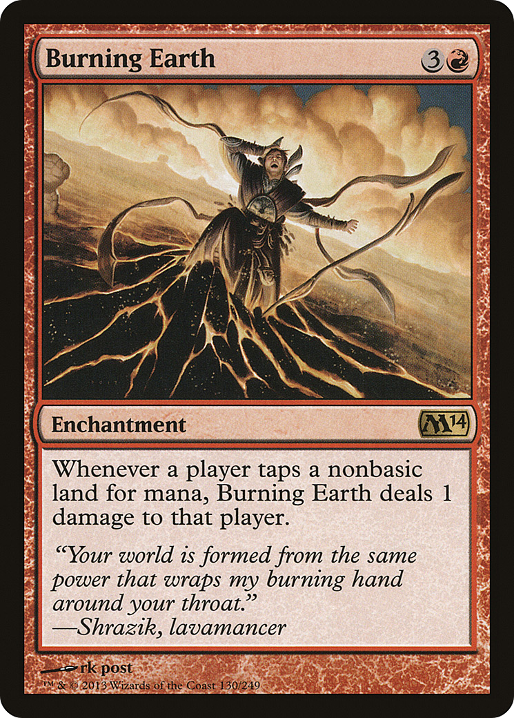 Burning Earth (M14-130) [Magic 2014] Foil