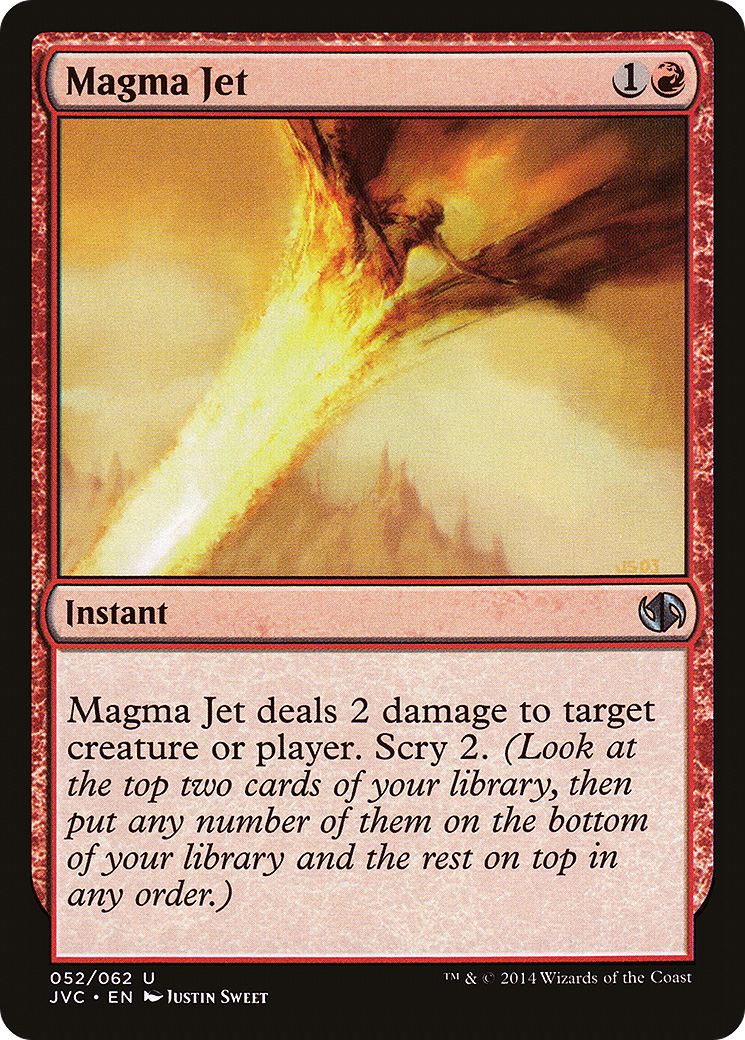 Magma Jet (DD3-052) [Duel Decks Anthology: Jace vs. Chandra]