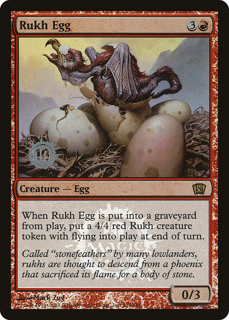 Rukh Egg (LARP-216★) [Eighth Edition Promos] Foil