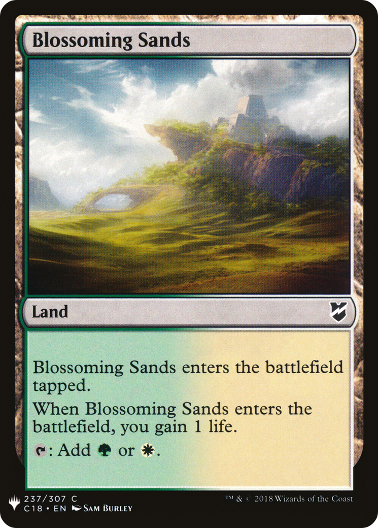 Blossoming Sands (LIST-C18-237) [The List]