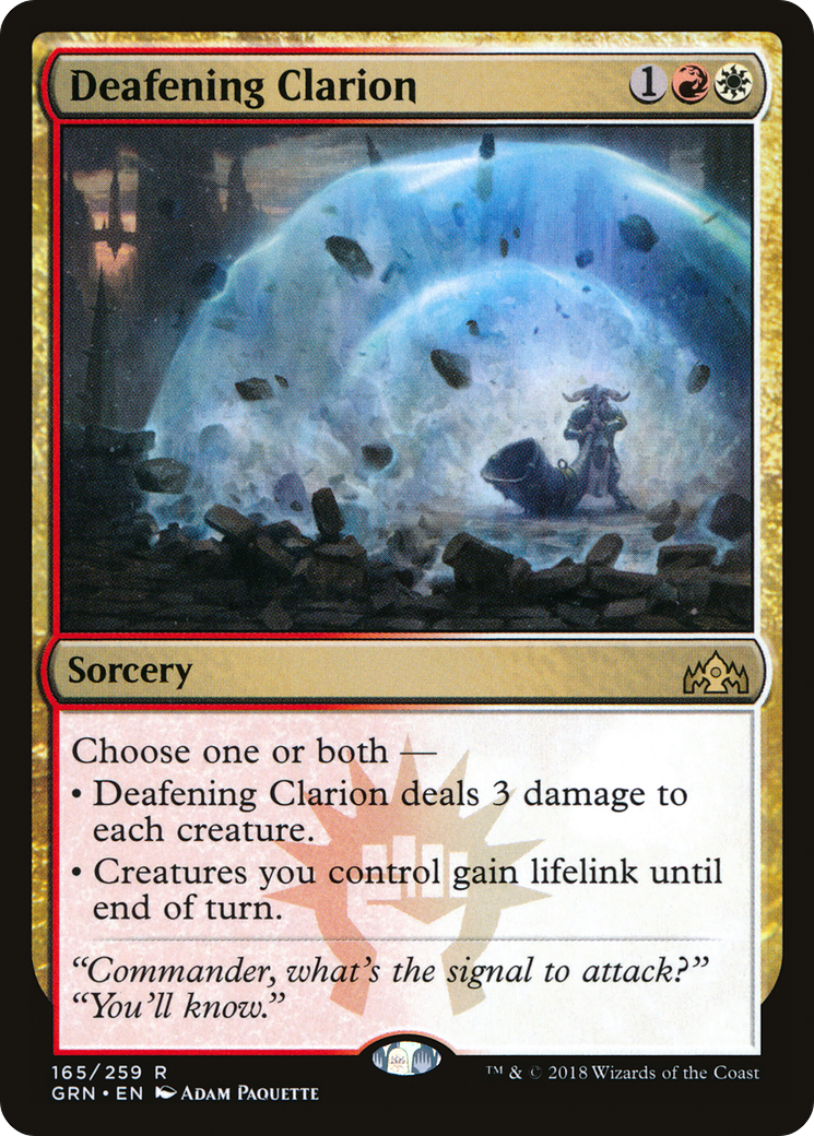 Deafening Clarion (GRN-165) [Guilds of Ravnica]