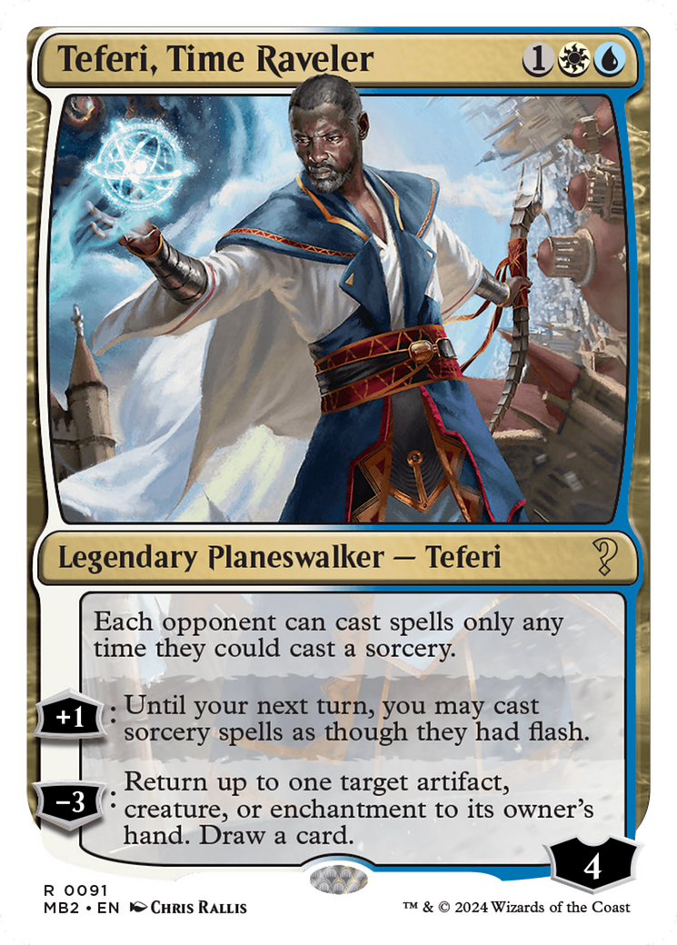 Teferi, Time Raveler (MB2-091) [Mystery Booster 2]