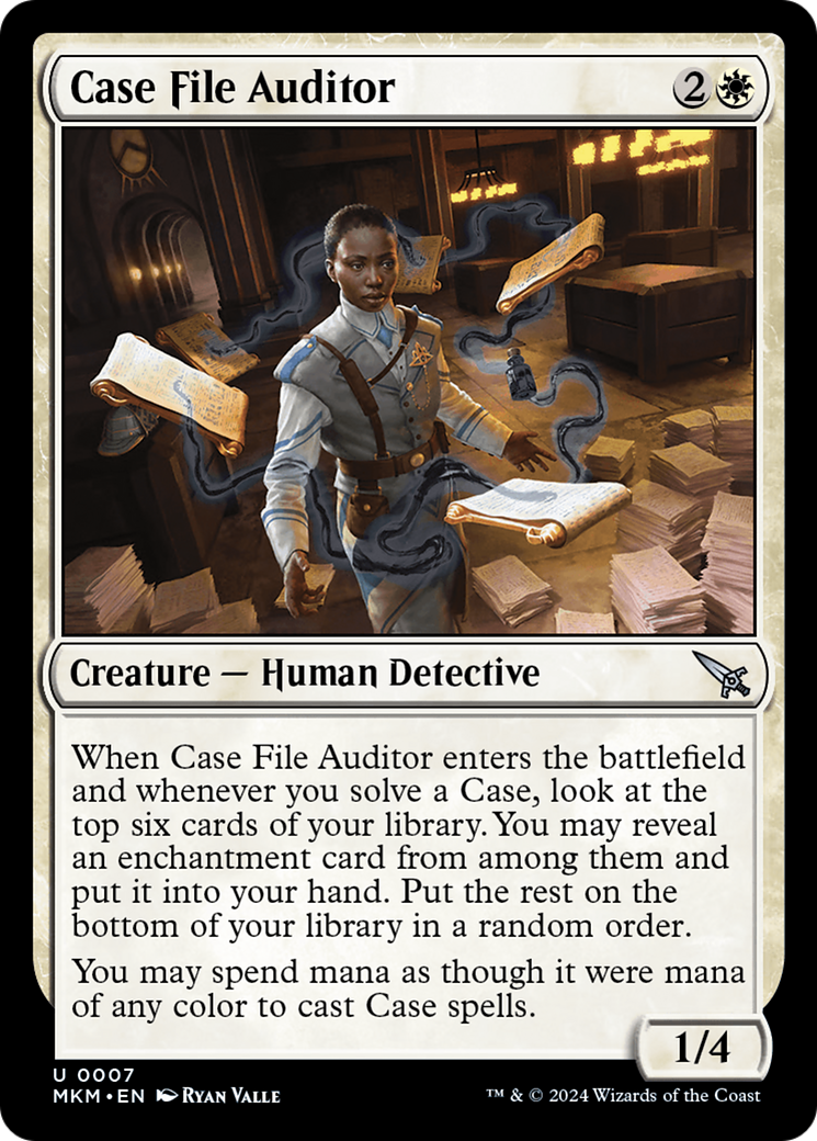 Case File Auditor (MKM-07†) [Murders at Karlov Manor]