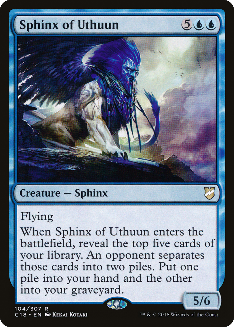 Sphinx of Uthuun (C18-104) [Commander 2018]