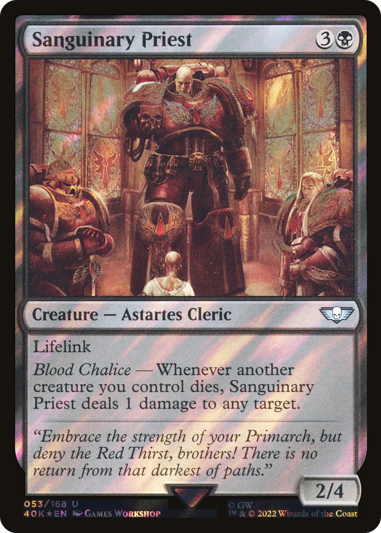 Sanguinary Priest (40K-53★) [Warhammer 40,000 Commander] Foil