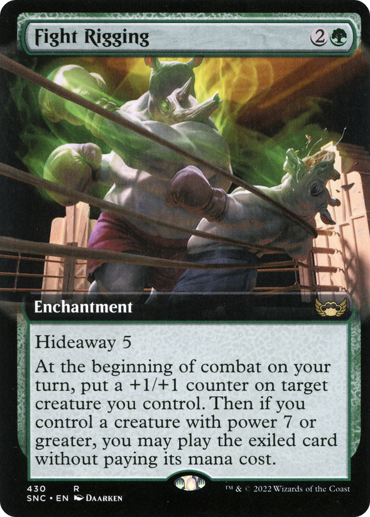Fight Rigging (Extended Art) (SNC-430) [Streets of New Capenna]