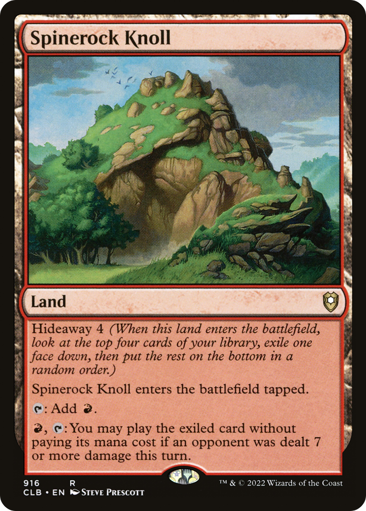 Spinerock Knoll (CLB-916) [Commander Legends: Battle for Baldur's Gate]