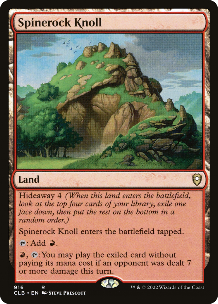Spinerock Knoll (CLB-916) [Commander Legends: Battle for Baldur's Gate]
